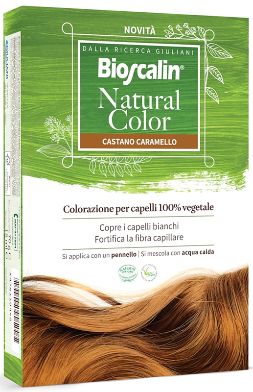 BIOSCALIN NATURAL COLOR CASTANO CARAMELLO 70 G - Farmastop