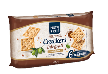 NUTRIFREE CRACKERS INTEGRALI 33,4 G X 6 PEZZI - Farmastop