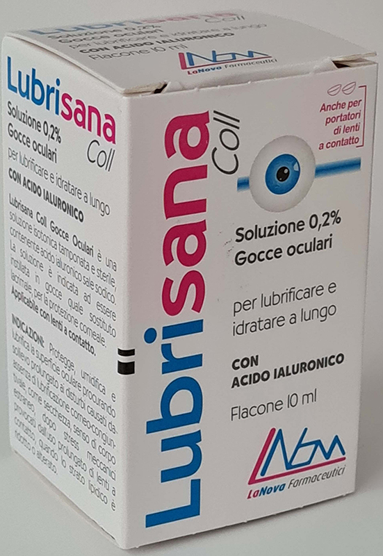COLLIRIO LUBRISANA FLACONE 10 ML - Farmastop