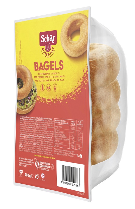SCHAR BAGELS 4X100 G - Farmastop