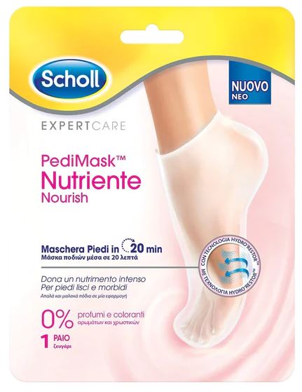 SCHOLL EXPERTCARE PEDIMASK NUTRIENTE 0% PROFUMI E COLORANTI - Farmastop