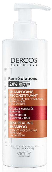DERCOS TECHNIQUE KERASOL SHAMPOO RISTRUTTURANTE 250 ML - Farmastop
