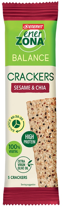 ENERZONA CRACKERS SESAME & CHIA 25 G - Farmastop