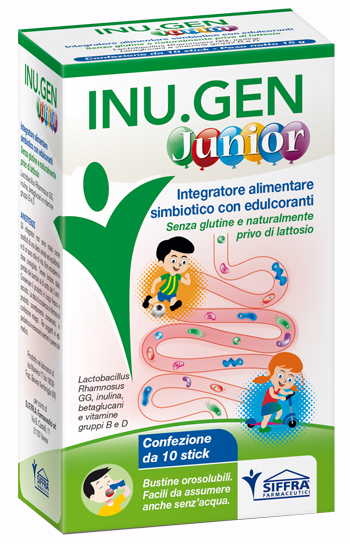 INUGEN JUNIOR 10 STICK OROSOLUBILI - Farmastop