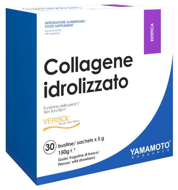 YAMAMOTO RESEARCH COLLAGENE IDROLIZZATO 30 BUSTINE FRAGOLINE DI BOSCO - Farmastop