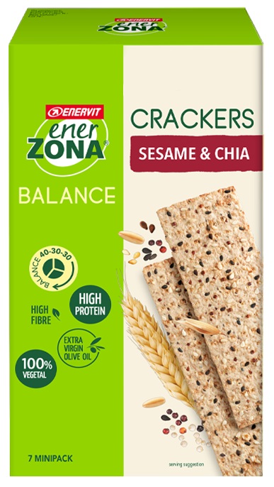 ENERZONA CRACKERS SESAME & CHIA 25 G - Farmastop