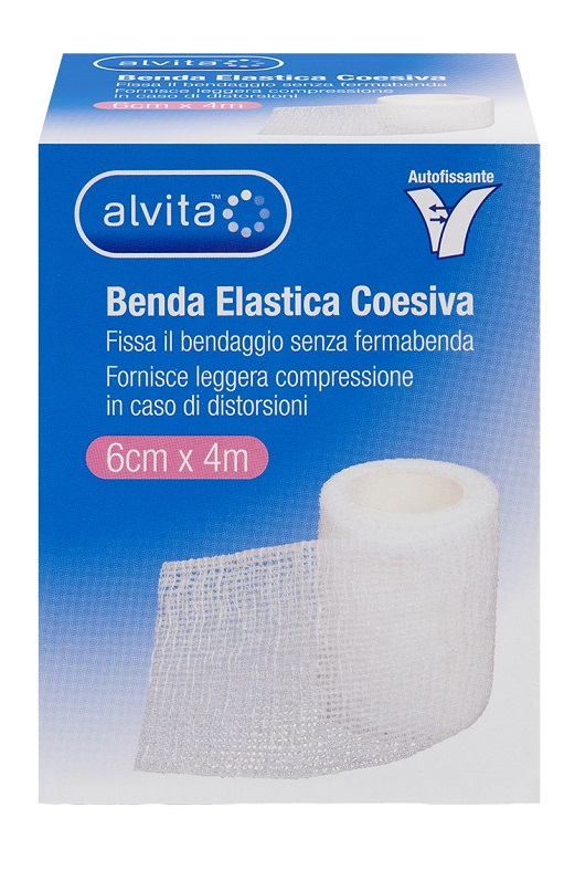 BENDA ELASTICA COESIVA ALVITA 6X4 - Farmastop