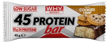 WHYSPORT 45 PROTEIN BAR COOKIES CRISP 45 G - Farmastop