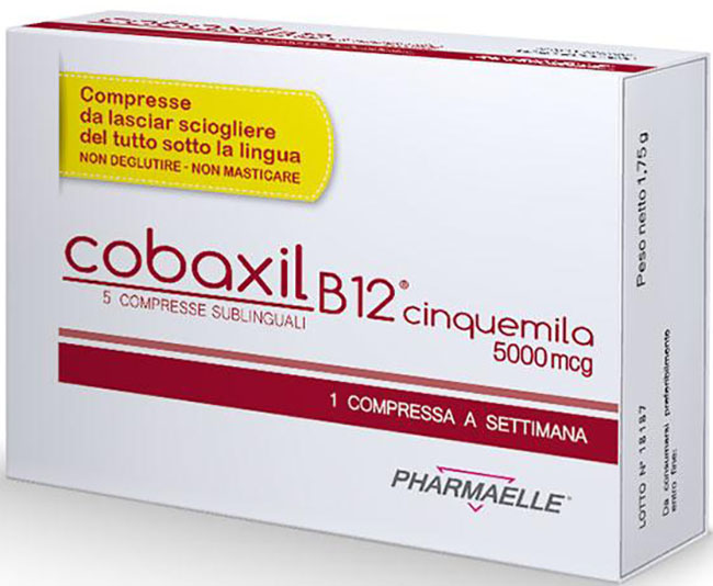 COBAXIL B12 5000MCG 5 COMPRESSE SUBLINGUALI - Farmastop