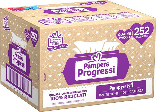 SENSITIVE QUADRI SALVIETTINE 252 PEZZI - Farmastop