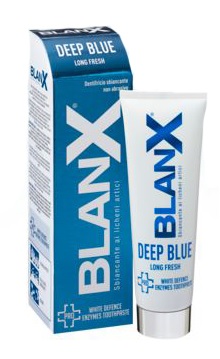 BLANX DEEP BLUE DENTIFRICIO SBIANCANTE NON ABRASIVO 25 ML - Farmastop