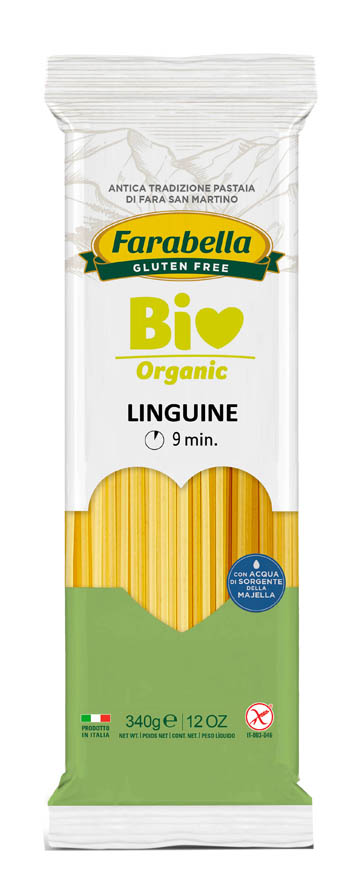 FARABELLA BIO LINGUINE MAIS-RISO 340 G - Farmastop