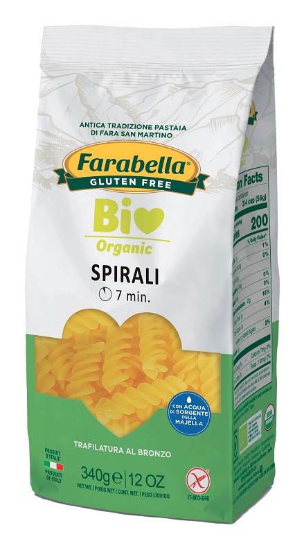 FARABELLA BIO SPIRALI MAIS-RISO 340 G - Farmastop