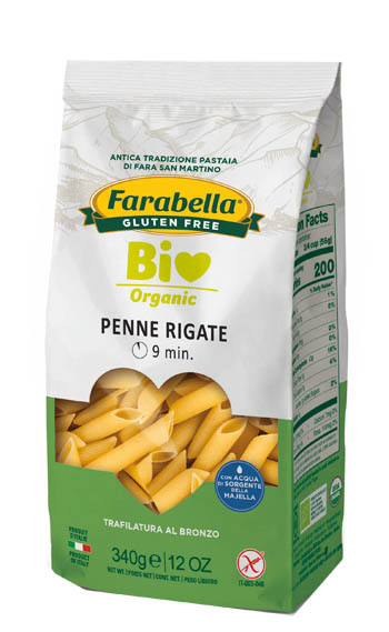 FARABELLA BIO PENNE RIGATE MAIS-RISO 340 G - Farmastop