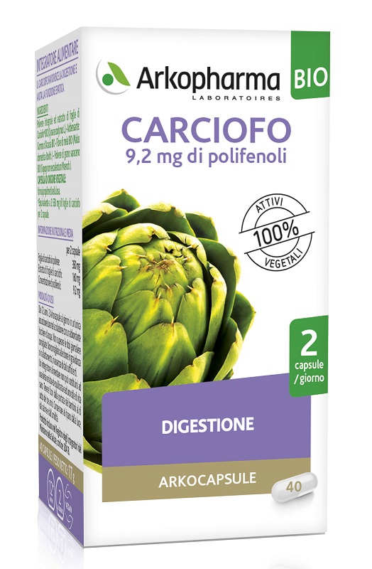 ARKO CAPSULE CARCIOFO BIO 40 CAPSULE - Farmastop