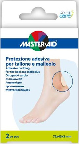 PROTEZIONE TALLONE/MALLEOLO MASTER-AID FOOTCARE 2 PEZZI A7 - Farmastop