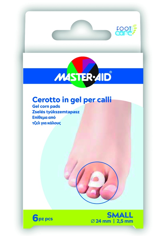 CEROTTO PROTEZIONE CALLI MASTER-AID FOOTCARE IN GEL SMALL 6 PEZZI B10 - Farmastop