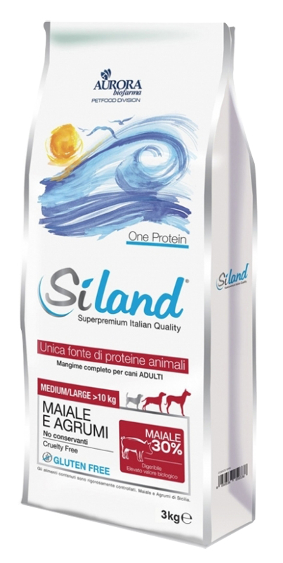 SILAND ADULT MEDIUM/LARGE MAIALE/AGRUMI 3 KG - Farmastop