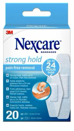 CEROTTO NEXCARE STRONG 360 GRADI 20 PEZZI ASSORTITI - Farmastop