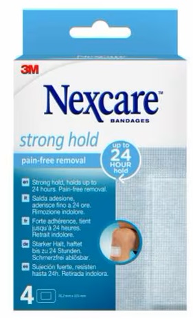 CEROTTO NEXCARE STRONG PADS 4 PEZZI - Farmastop