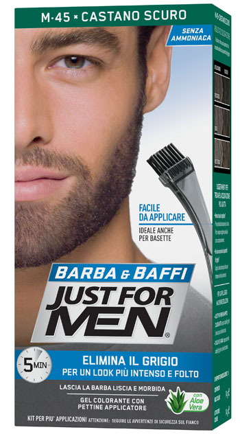 JUST FOR MEN BARBA & BAFFI M45 CASTANO SCURO 51 G - Farmastop