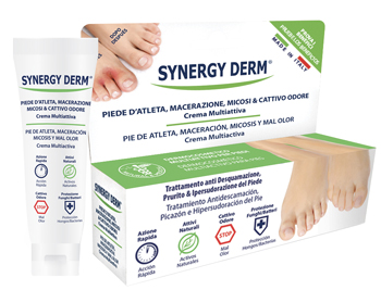 SYNERGY DERM CREMA PIEDE ATLETA MACERAZIONE SUDORE - Farmastop
