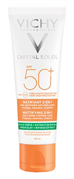 CAPITAL SOLEIL ANTI ACNE PURIFICANTE SPF 50+ 50 ML - Farmastop