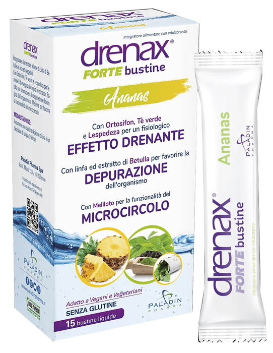 DRENAX FORTE ANANAS 15 STICK PACK - Farmastop