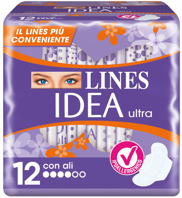 IDEA ULTRA ASSORBENTE GIORNO CON ALI 12 PEZZI - Farmastop