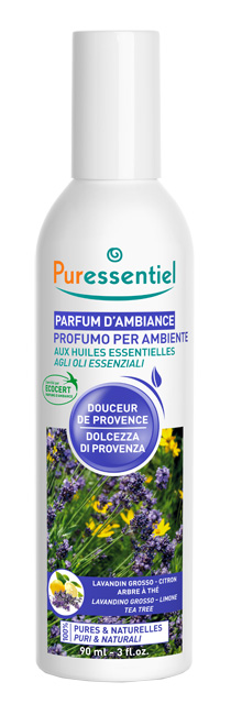 PURESSENTIEL PROFUMO AMBIENTE DOLCEZZA PROVENZA ECOCERT 90 ML - Farmastop