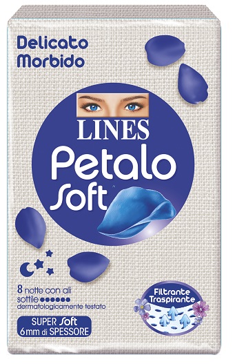 LINES PETALO SOFT NOTTE 8 PEZZI - Farmastop