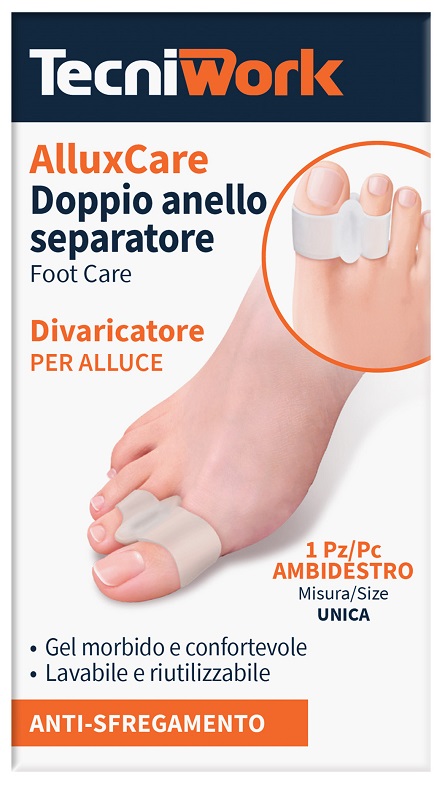 ALLUX CARE SEPARATORE E DIVARICATORE PER ALLUCE A DOPPIO ANELLO - Farmastop