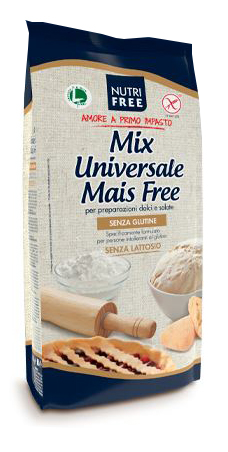 NUTRIFREE BIO MIX FARINA PER PANE/PASTA/PIZZA 800 G - Farmastop