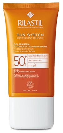 RILASTIL SUN SYSTEM D-CLAR SPF 50+ CREMA LIGHT 40 ML - Farmastop