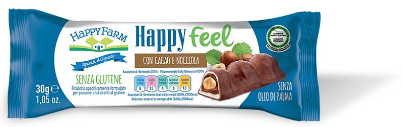 HAPPY FARM HAPPY FEEL CACAO E NOCCIOLA MONO 30 G - Farmastop