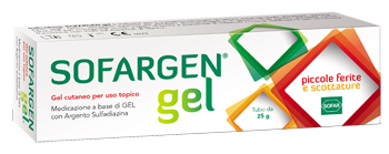 MEDICAZIONE IN GEL SOFARGEN TUBO 25 G - Farmastop