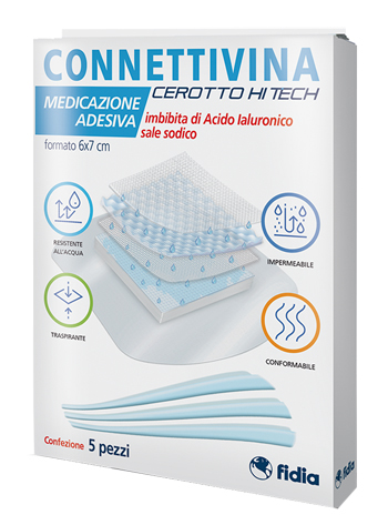 CEROTTO CONNETTIVINA HITECH 6 X 7 CM 5 PEZZI - Farmastop