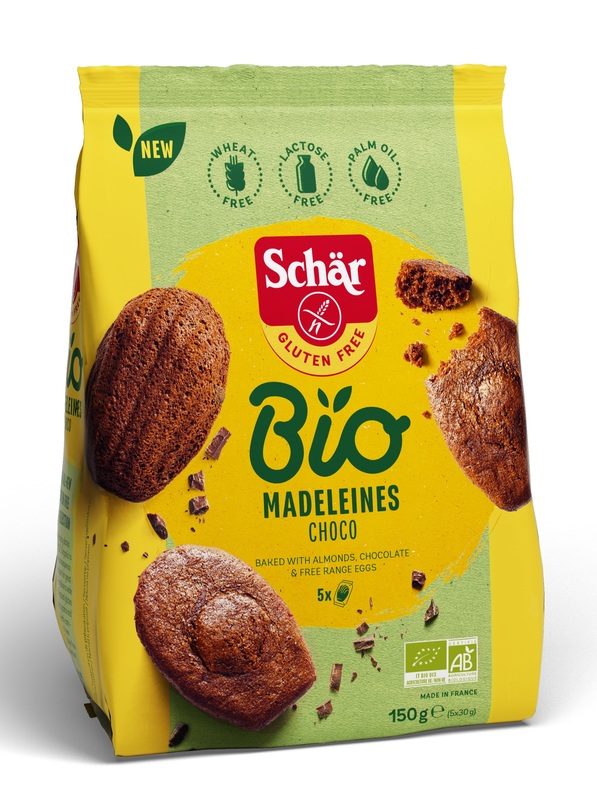 SCHAR BIO MADELEINES CHOCO 150 G - Farmastop