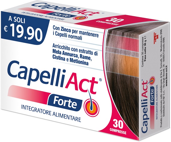 CAPELLI ACT FORTE 30 COMPRESSE - Farmastop