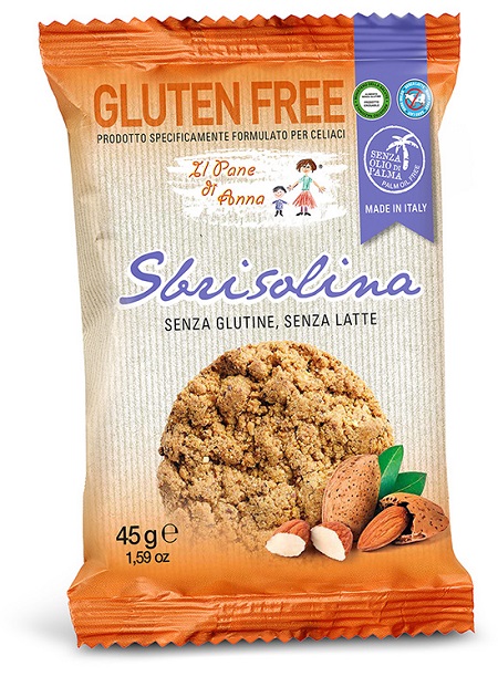 IL PANE DI ANNA SBRISOLINA SENZA GLUTINE E SENZA LATTE 45 G - Farmastop