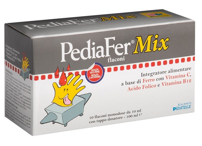 PEDIAFER MIX 10 FLACONI DA 10 ML - Farmastop