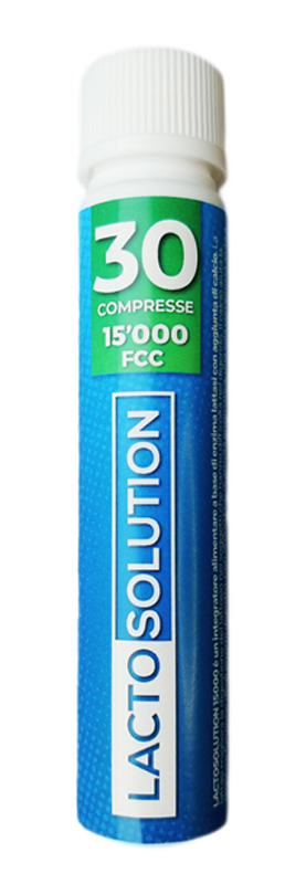 LACTOSOLUTION 15000 30 COMPRESSE - Farmastop