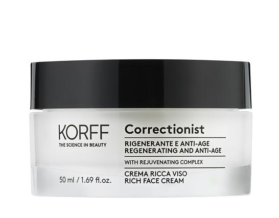 KORFF CORRECT CREMA RICCA ANTIRUGHE RIGENERANTE 50 ML - Farmastop