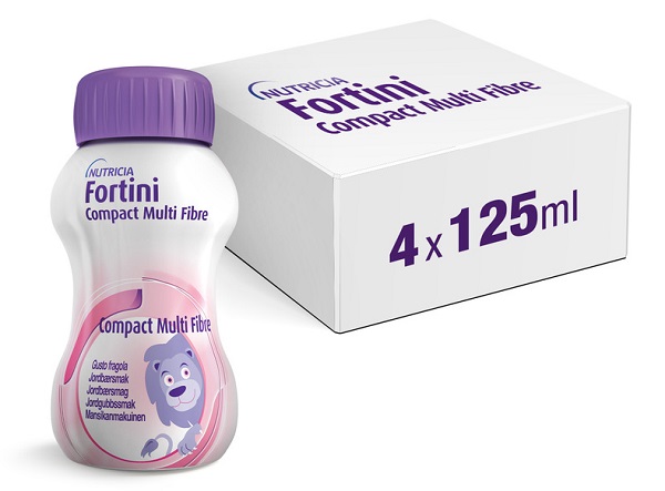 FORTINI COMPACT MULTI FIBRE FRAGOLA 4 PEZZI 125 G - Farmastop