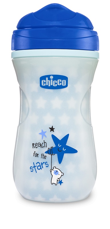 CHICCO TAZZA GLOWING 14M+ AZZURRA - Farmastop