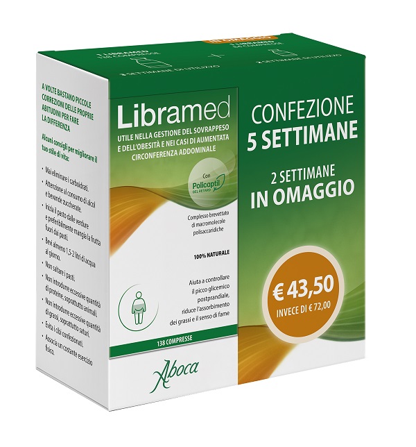 LIBRAMED TRATTAMENTO 5 SETTIMANE 138 + 84 COMPRESSE - Farmastop