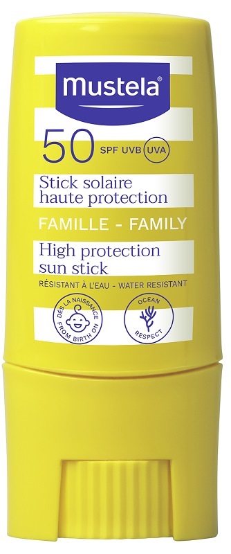 MUSTELA STICK SOLARE PROTEZIONE MOLTO ALTA SPF50 9 ML - Farmastop