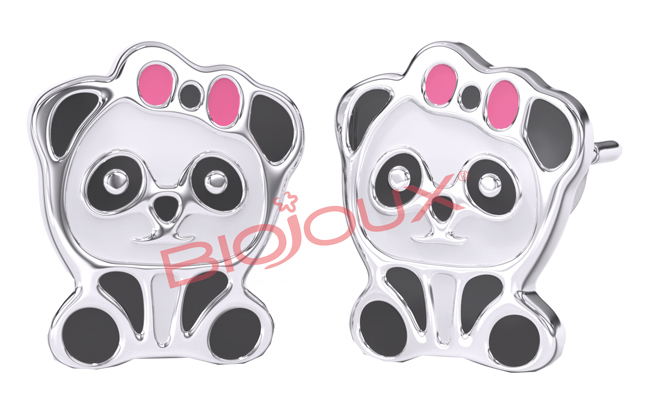 ORECCHINO STERILE BJT711 STS BABY PANDA - Farmastop