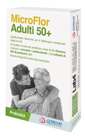 MICROFLOR ADULTI 50+ 30 CAPSULE - Farmastop