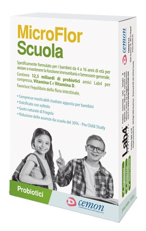 MICROFLOR SCUOLA 30 CAPSULE MASTICABILI - Farmastop
